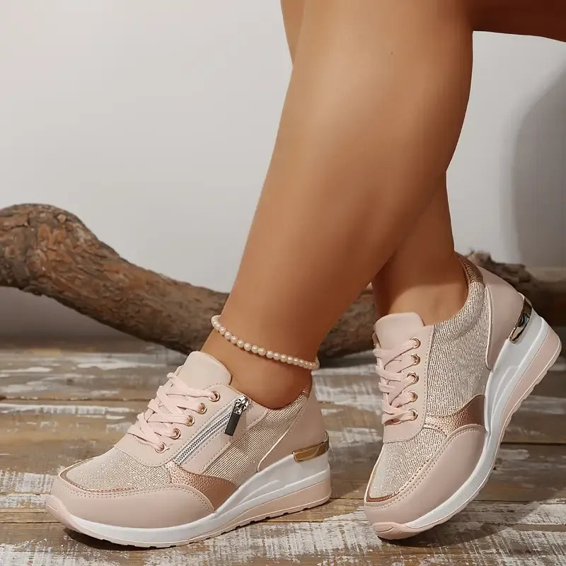 Stijlvolle Dames Sneakers – Comfortabele & Trendy Vrijetijdsschoenen