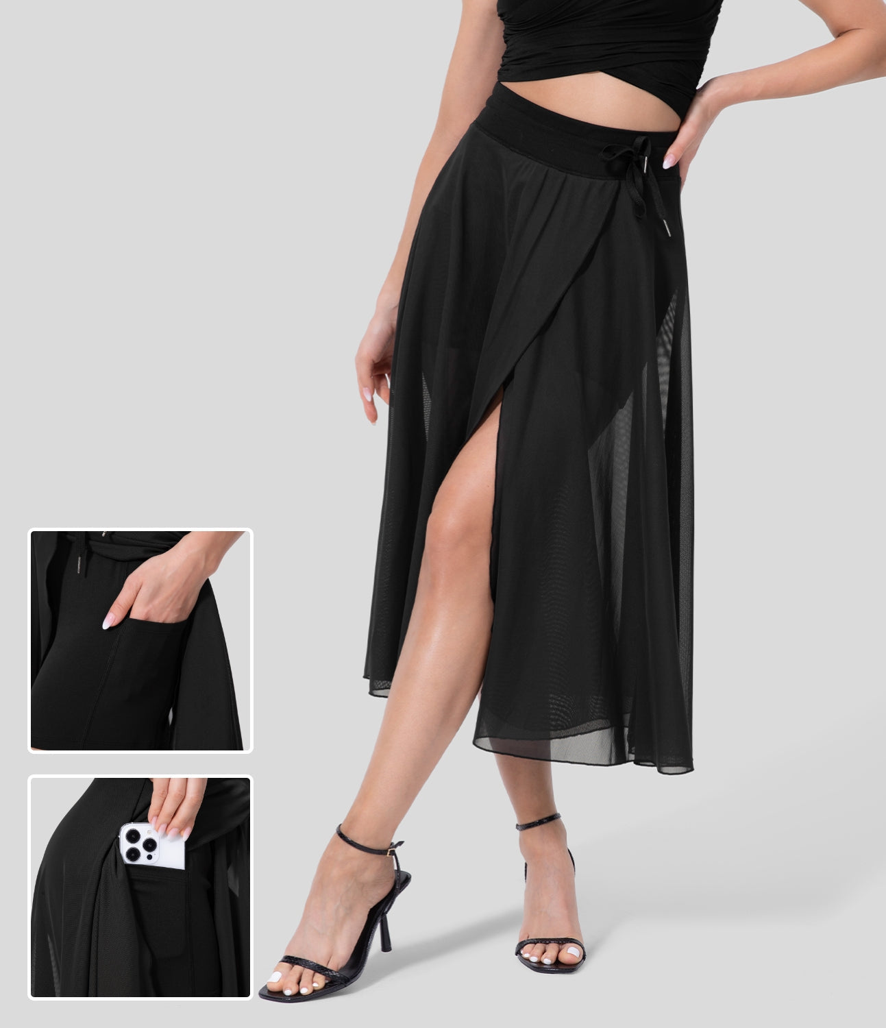 Livan Midi-Rok – Elegant, Comfortabel en Veelzijdig