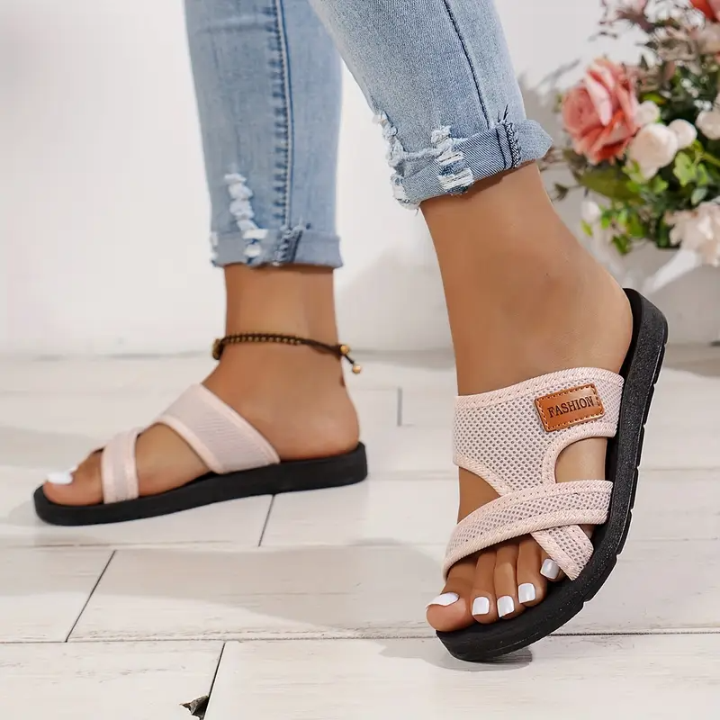 Comfortabele Dames Instapsandalen van Mesh – Lichtgewicht, Ademend & Perfect voor de Zomer