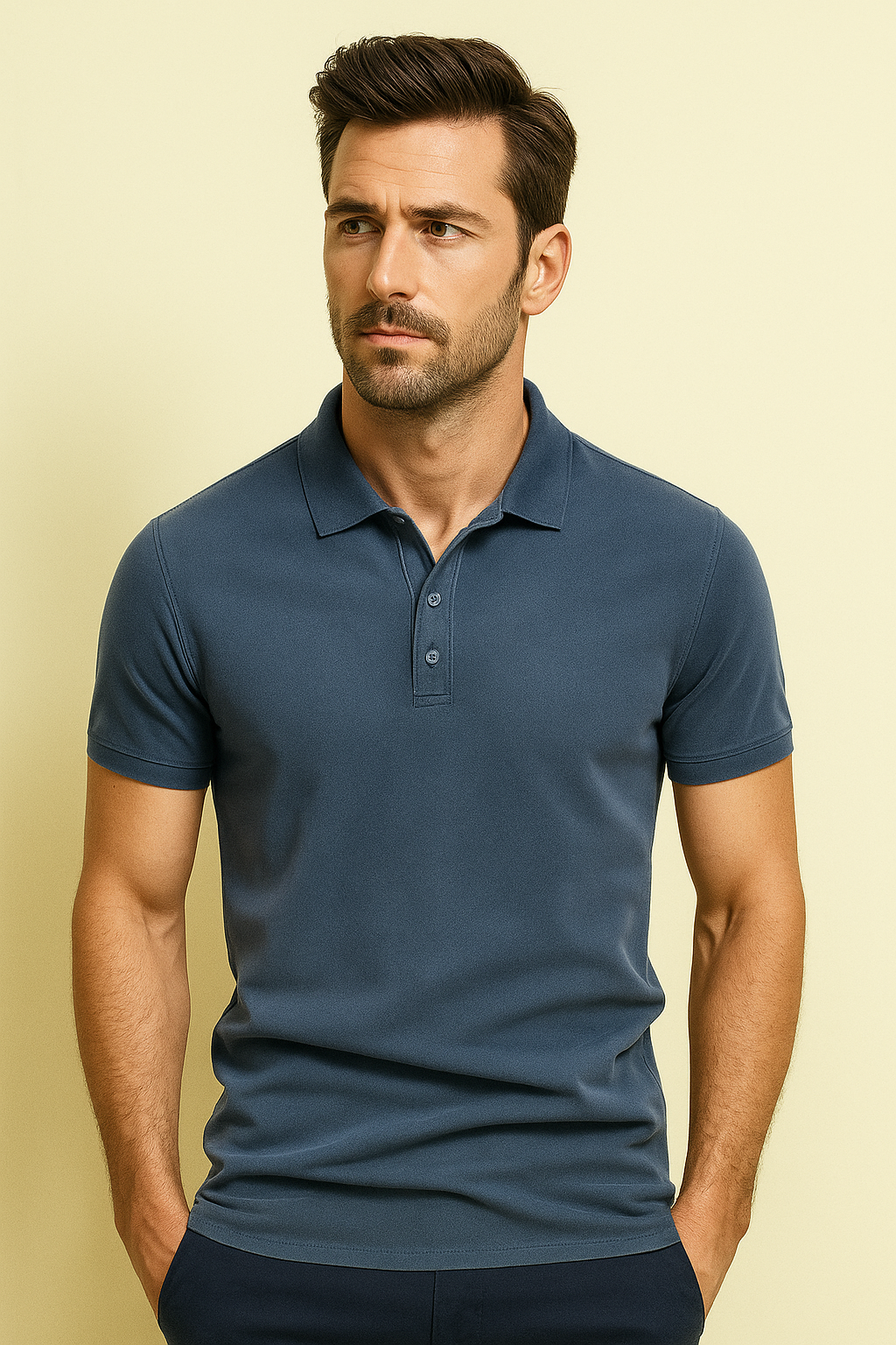 Heren Klassiek Katoenen Poloshirt – Ademend & Tijdloos Model voor Casual en Nette Looks