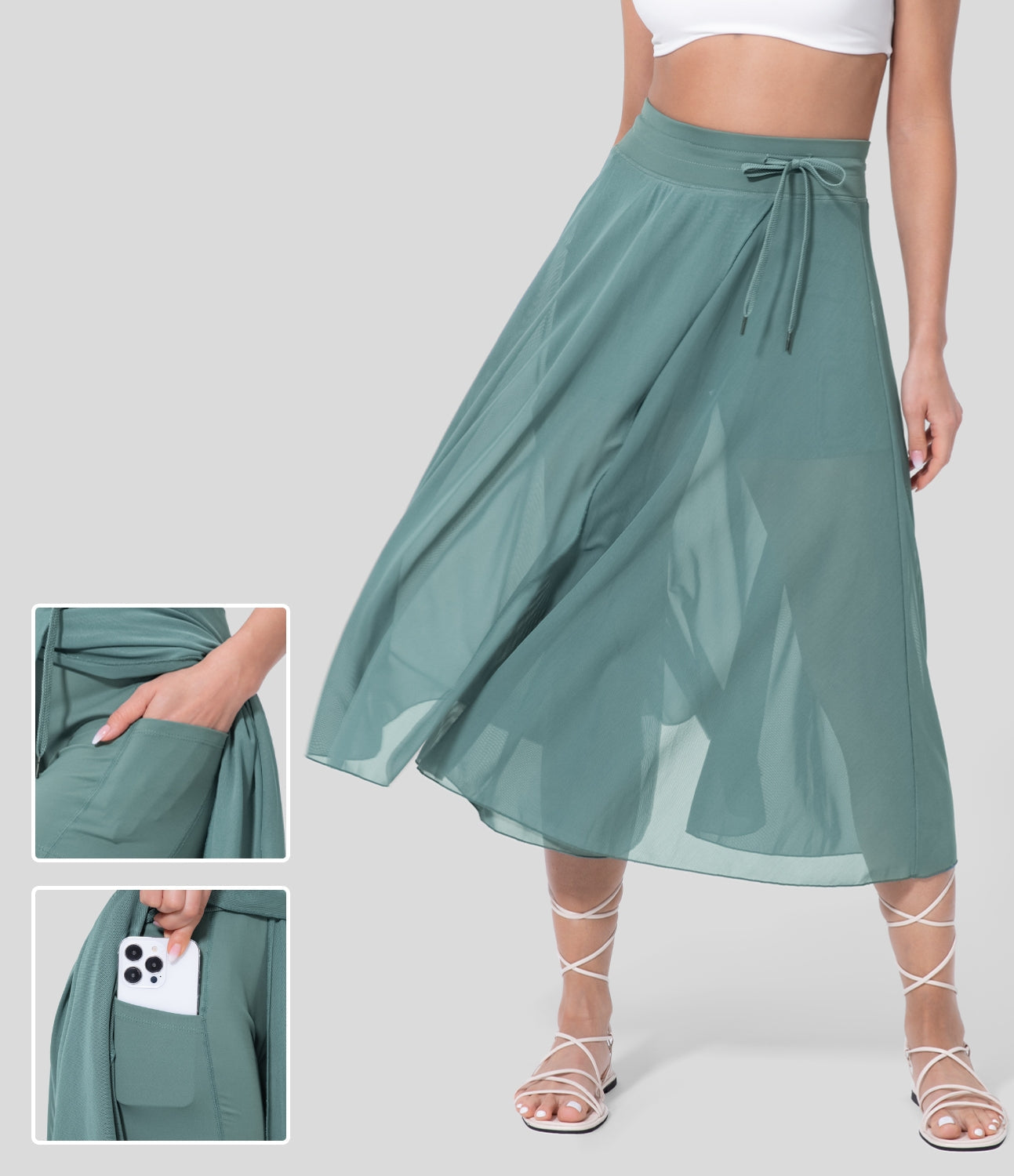 Livan Midi-Rok – Elegant, Comfortabel en Veelzijdig