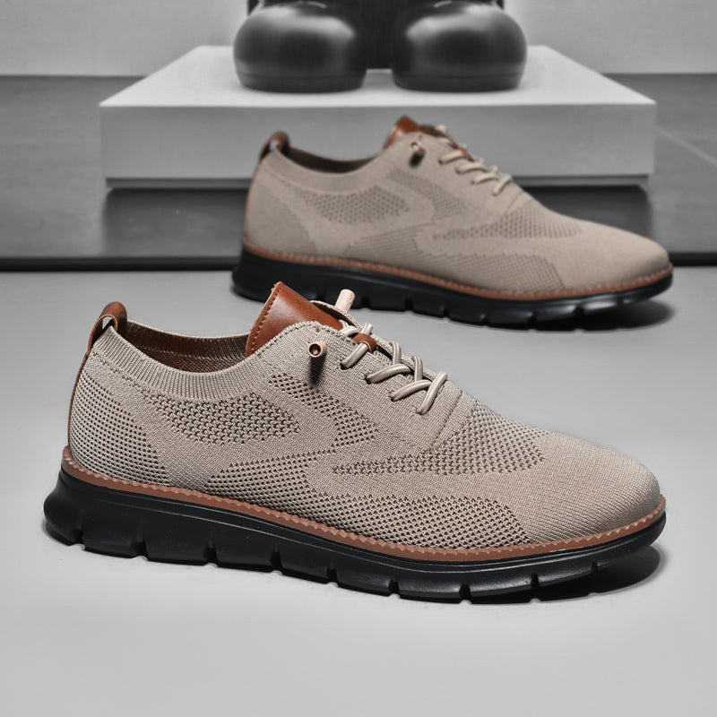 Ademend Orthopedisch Sneakers voor Brede Voeten - Super Comfortabele Zwarte Zool Mesh Ontwerp