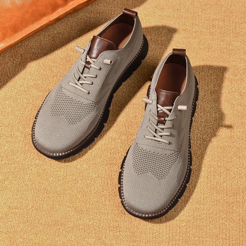 Ademend Orthopedisch Sneakers voor Brede Voeten - Super Comfortabele Zwarte Zool Mesh Ontwerp