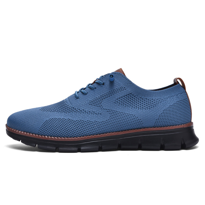 Ademend Orthopedisch Sneakers voor Brede Voeten - Super Comfortabele Zwarte Zool Mesh Ontwerp