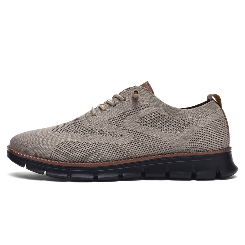 Ademend Orthopedisch Sneakers voor Brede Voeten - Super Comfortabele Zwarte Zool Mesh Ontwerp