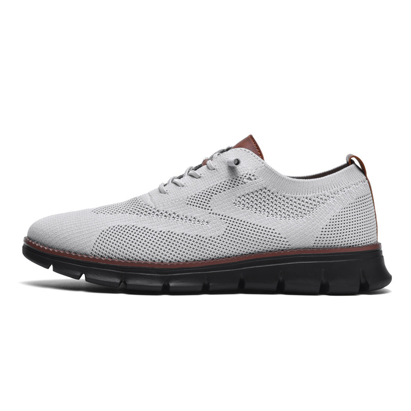 Ademend Orthopedisch Sneakers voor Brede Voeten - Super Comfortabele Zwarte Zool Mesh Ontwerp