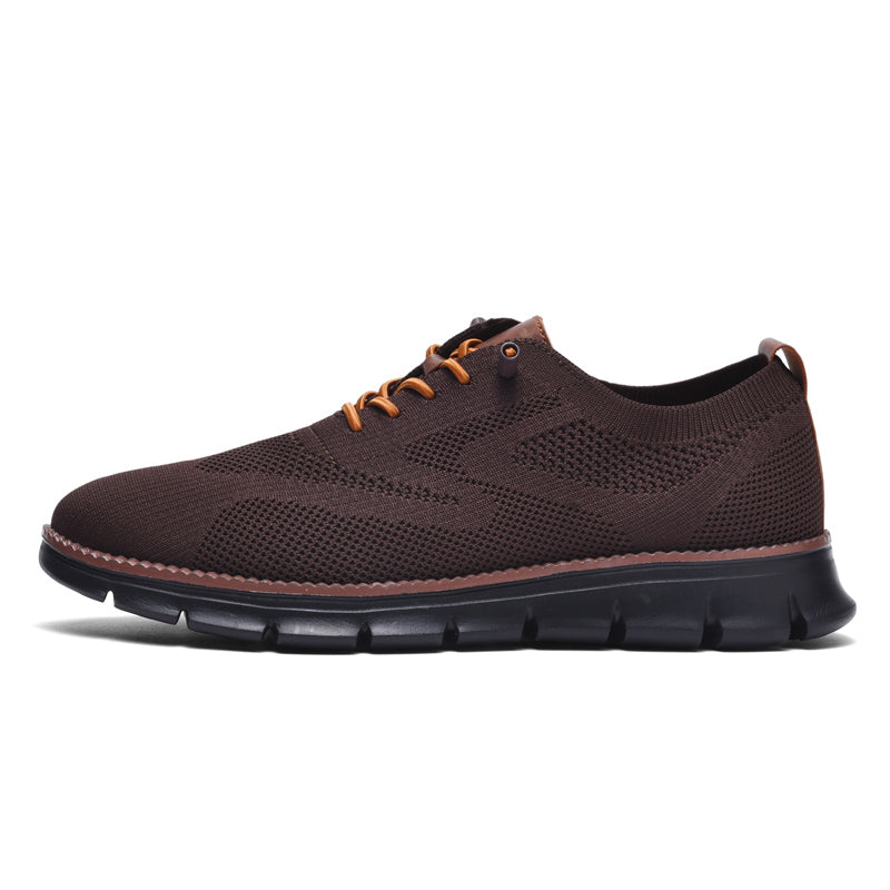 Ademend Orthopedisch Sneakers voor Brede Voeten - Super Comfortabele Zwarte Zool Mesh Ontwerp