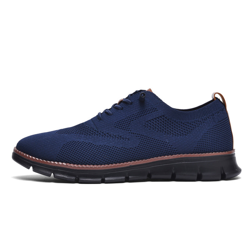 Ademend Orthopedisch Sneakers voor Brede Voeten - Super Comfortabele Zwarte Zool Mesh Ontwerp