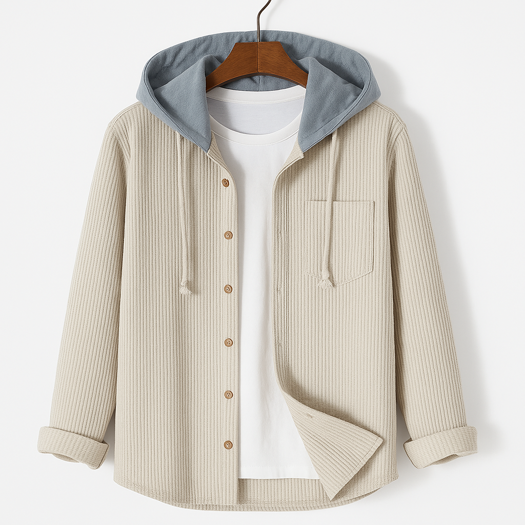 Corduroy Hoodie – Klassiek, Comfortabel en Karaktervol