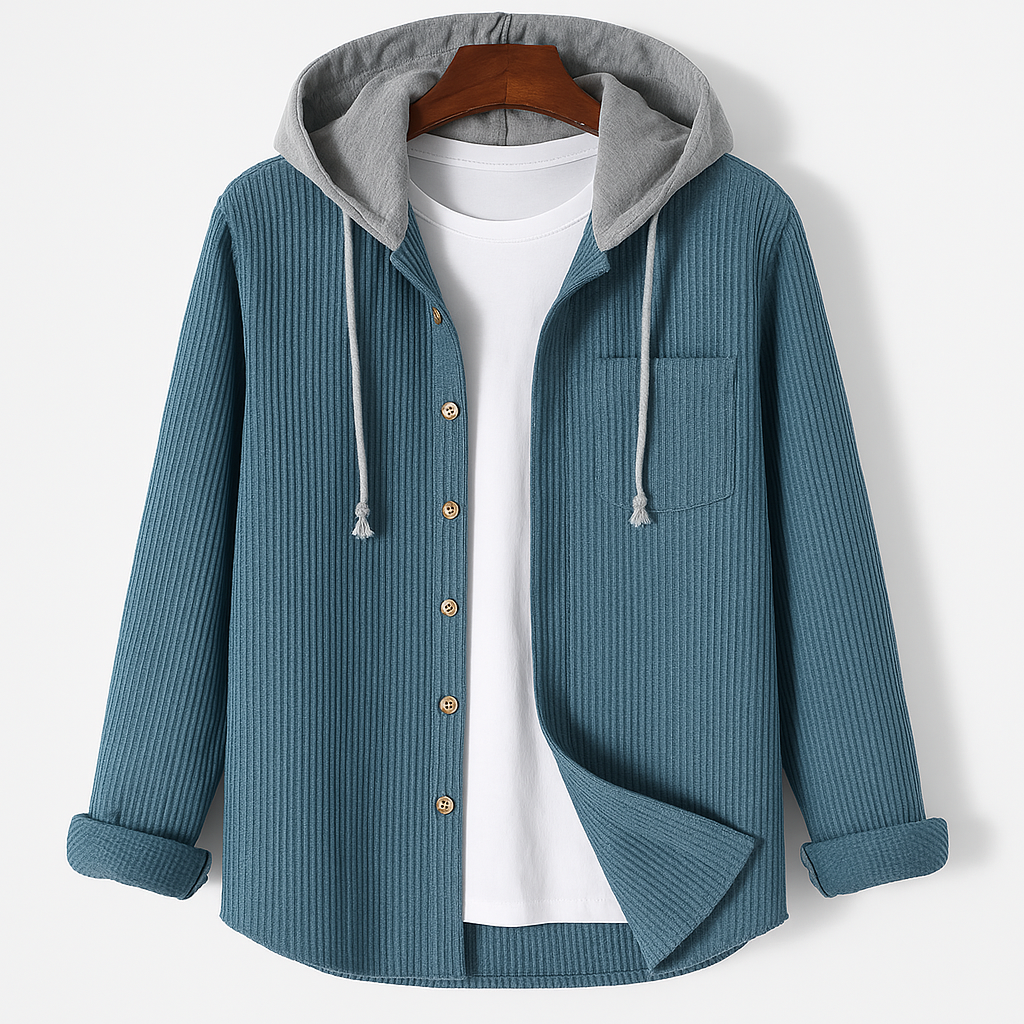 Corduroy Hoodie – Klassiek, Comfortabel en Karaktervol
